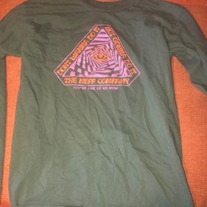 Green trippy neff shirt
